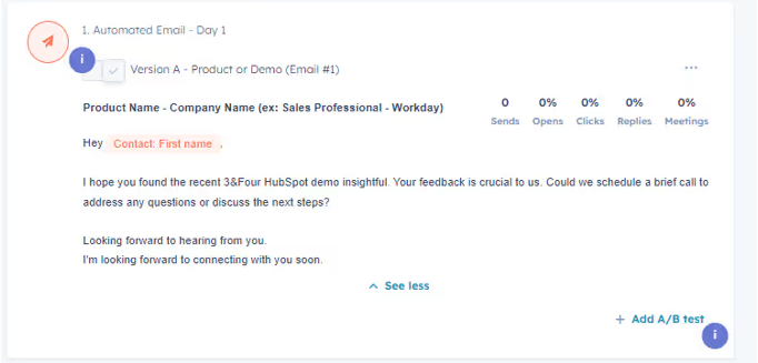 Post-Demo Follow-Up Sequence
