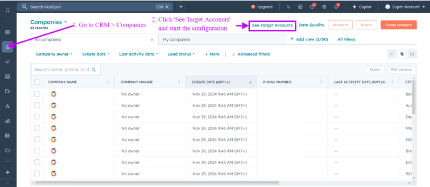 Activate HubSpot’s ABM tools