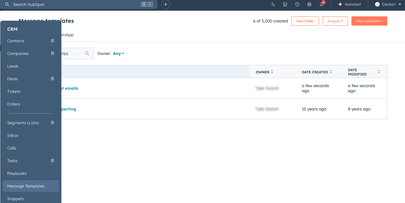 So erstellst du ein Template in HubSpot