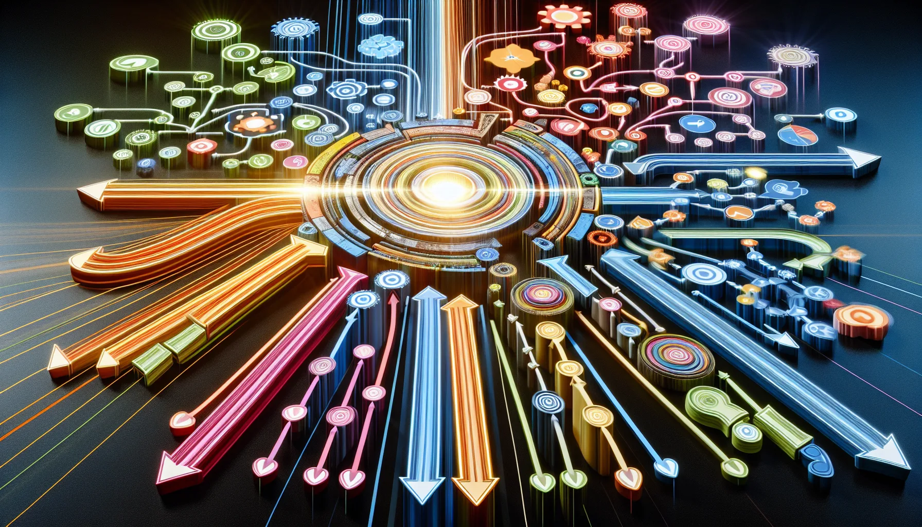 Illustration für effektives Kundenbeziehungsmanagement mit HubSpot-Integrationen