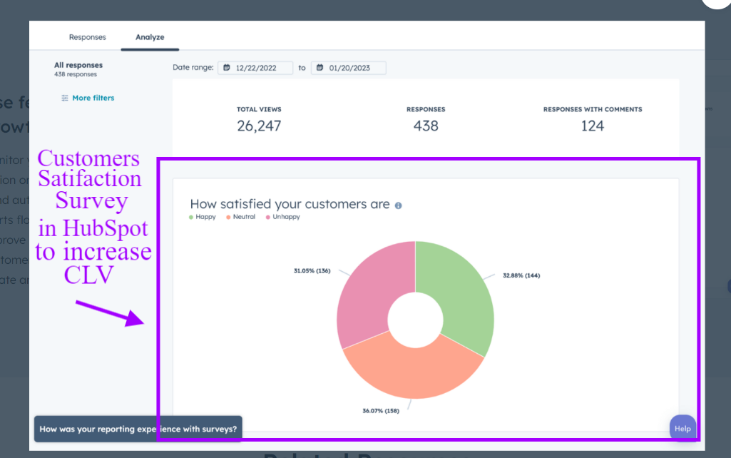 Kundenzufriedenheits-Umfragen in HubSpot erstellen und versenden, um den Customer Lifetime Value zu steigern