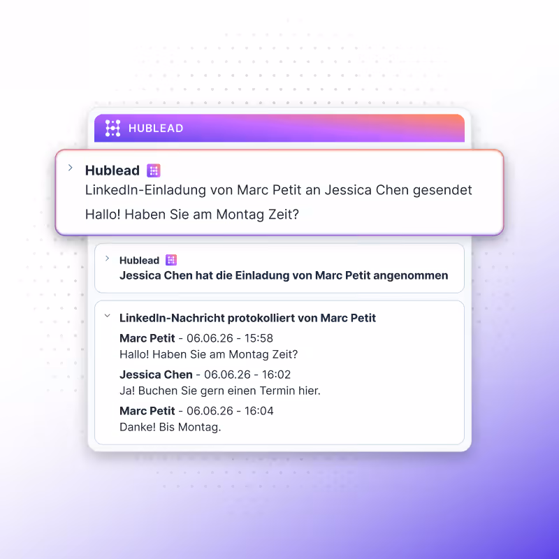 Sync LinkedIn activities to Salesforce