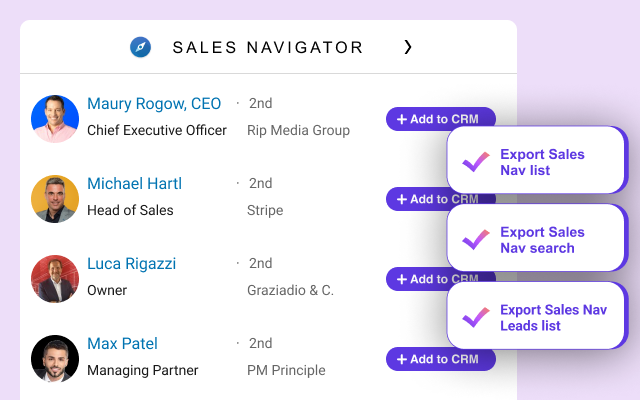 LinkedIn Sales Navigator-Daten in HubSpot mit Hublead | Sales Navigator Leads in Kontaktdatensätze importieren