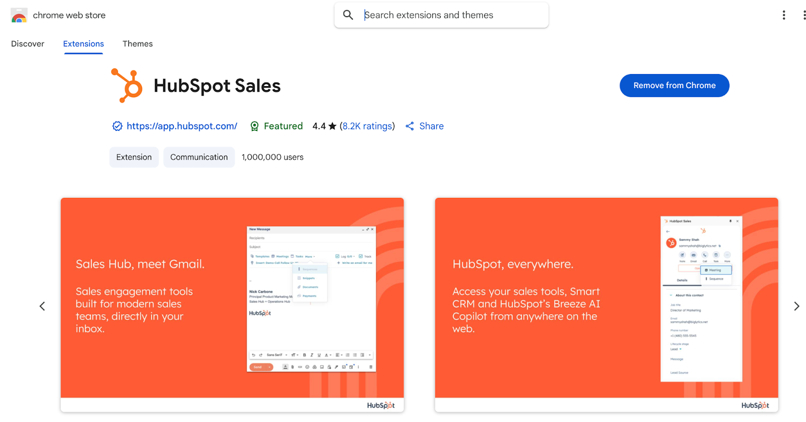 How to install the HubSpot Sales Chrome extension