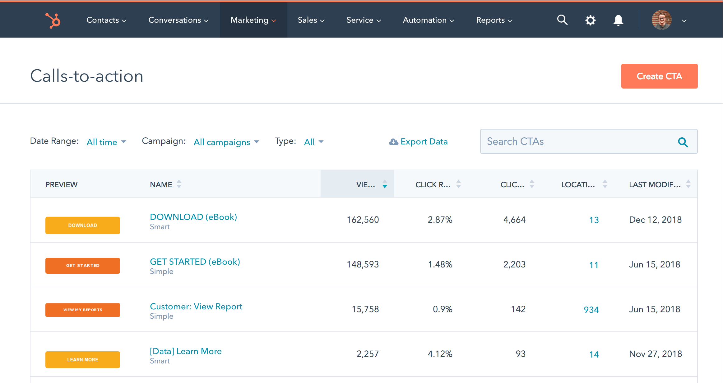 Outil pour créer un bouton call-to-action | HubSpot