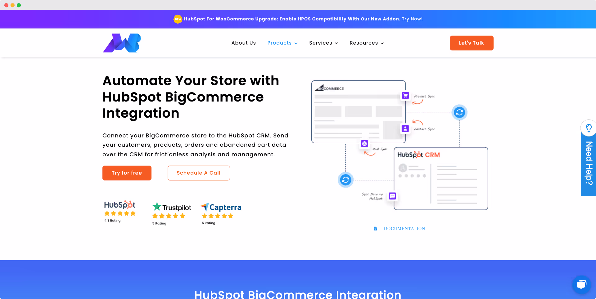 HubSpot BigCommerce Integration