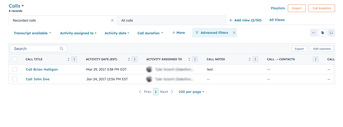 What is HubSpot calling