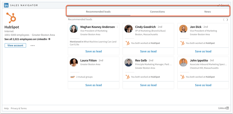 Integración de Sales Navigator de LinkedIn con HubSpot