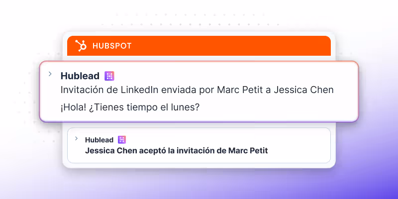 Sincronizar actividades de LinkedIn a HubSpot