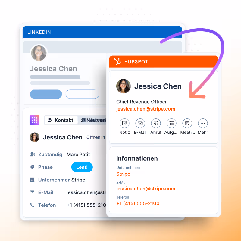 LinkedIn-Kontakt in HubSpot importieren