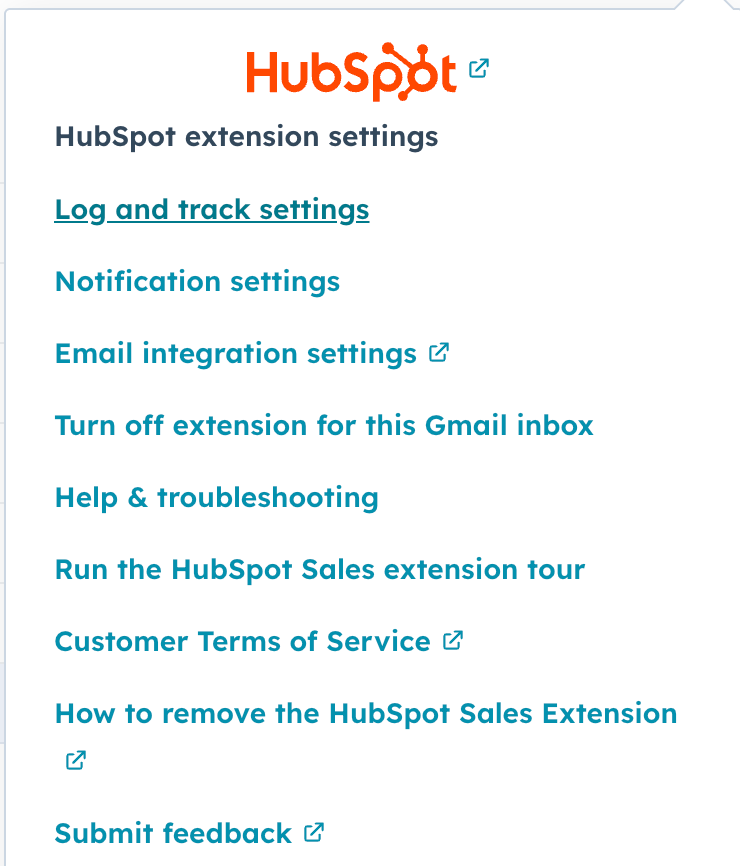 So passt du die HubSpot-Sales-Extension-Einstellungen an