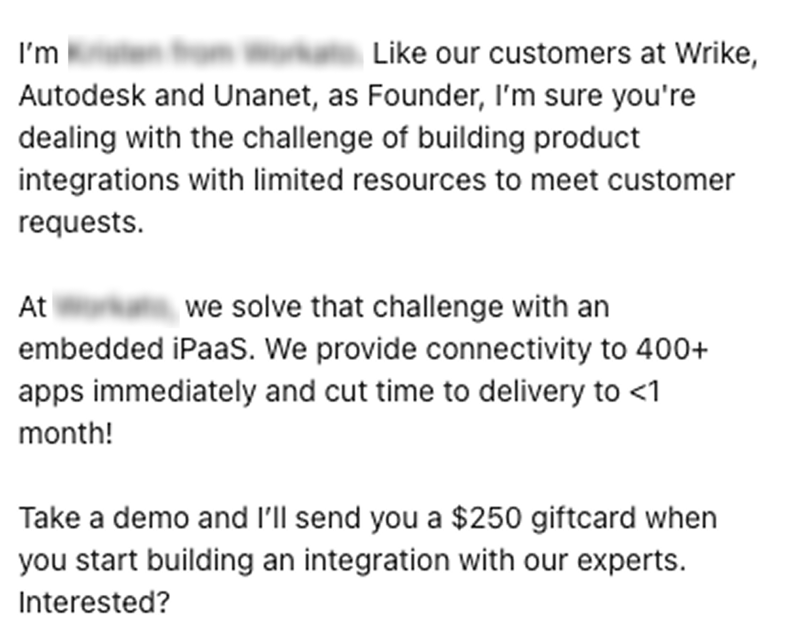 What makes for a good message on LinkedIn