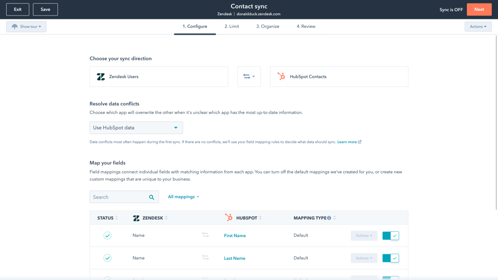 HubSpot-Integrationen Zendesk
